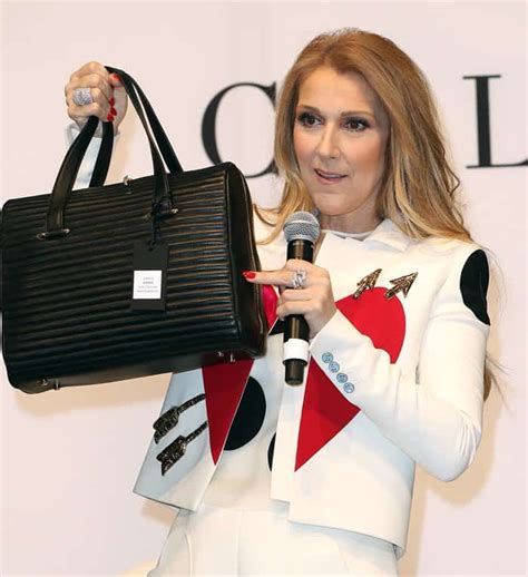 celine dion bugatti luggage set|Celine Dion Returns With a New Handbag Line, a New Song, and .